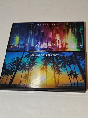 NWOT Kleancolor Eyeshadow Palette Tropical Passion / City Never Sleeps Set of 2